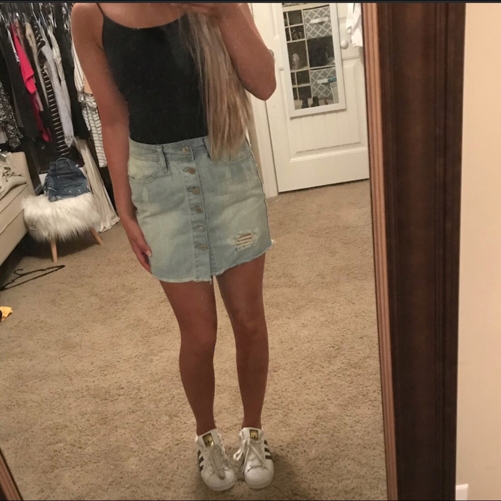 Adorable Button Down Skirt